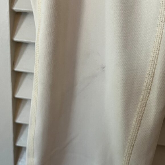 NWT Fabletics PureLuxe Oasis 7/8 pants medium women ivory oats - Picture 2 of 10